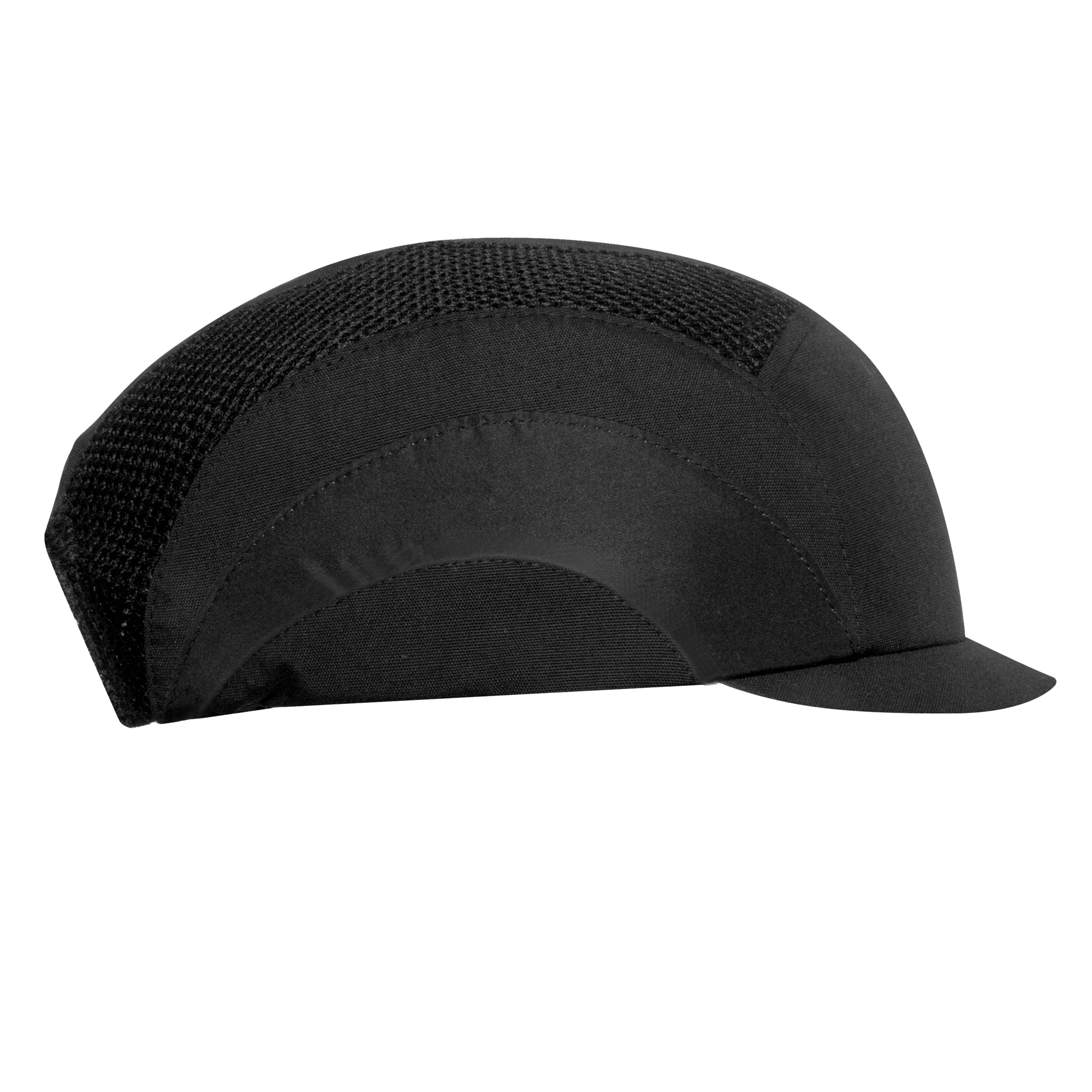 Hardcap™ A1+ Bump Cap - 2.5cm Peak - Black - No Reflective Piping
